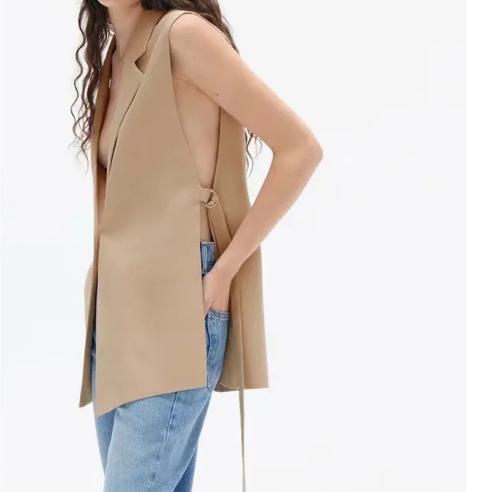 Zara camel vest